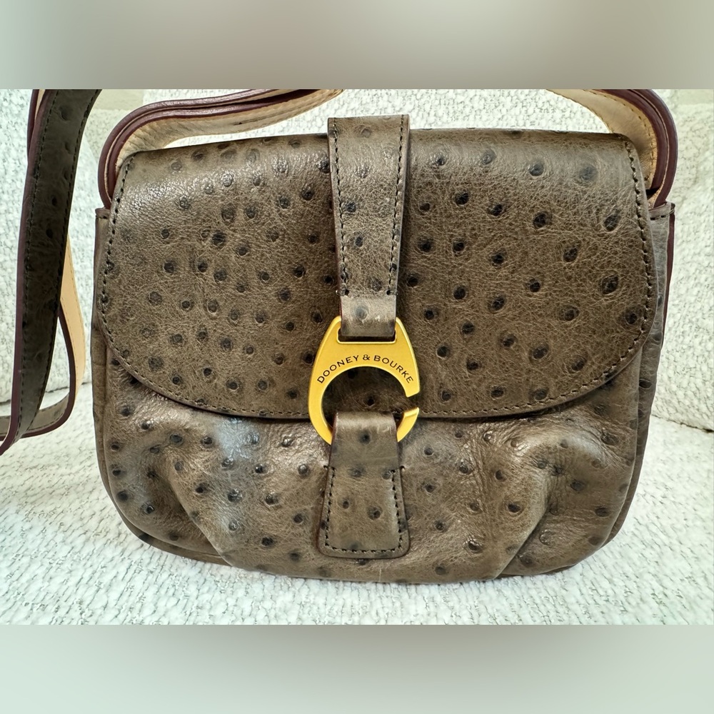 Dooney & Bourke Brown Leather Crossbody Bag